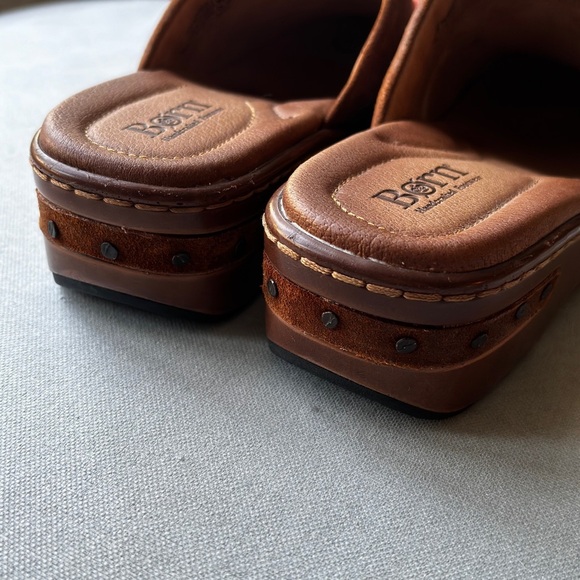 Born Bandy Clogs - Southwest Handwoven Blanket Red - Womens Size 7/38 - Picture 3 of 10